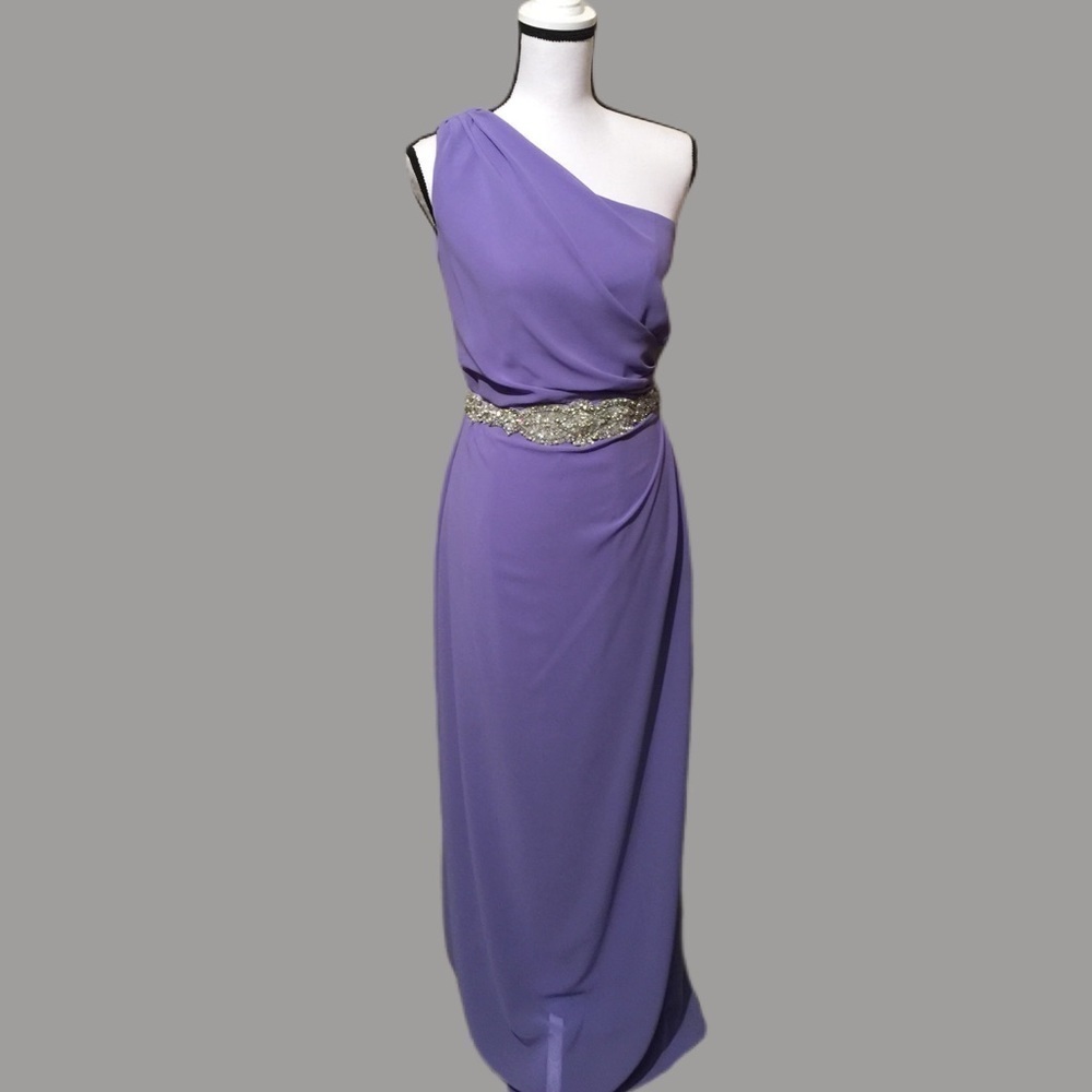 Aftersix one shoulder chiffon dress